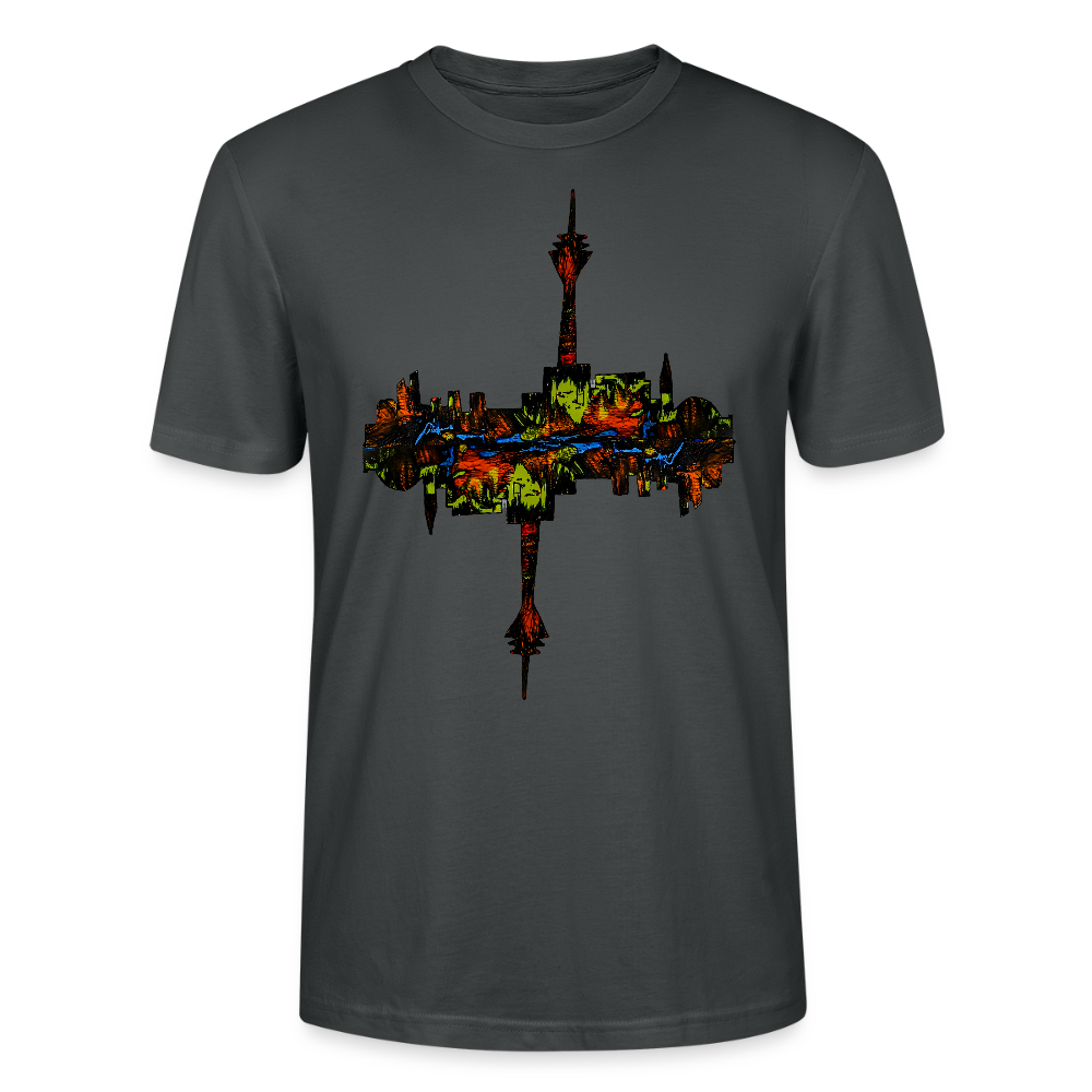 Unisex T-Shirt Düsseldorfer Skyline V.7 - Anthrazit