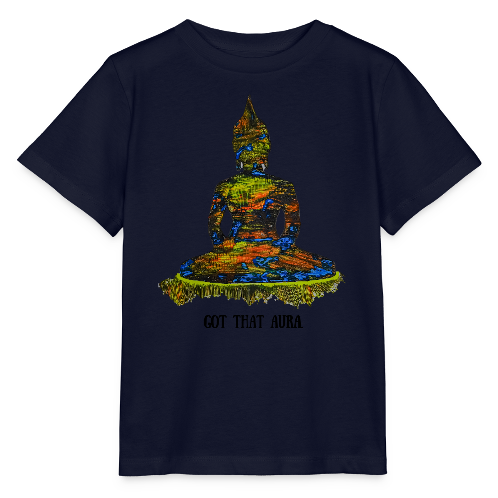 Unisex Kinder T-Shirt Zirkulation - Navy