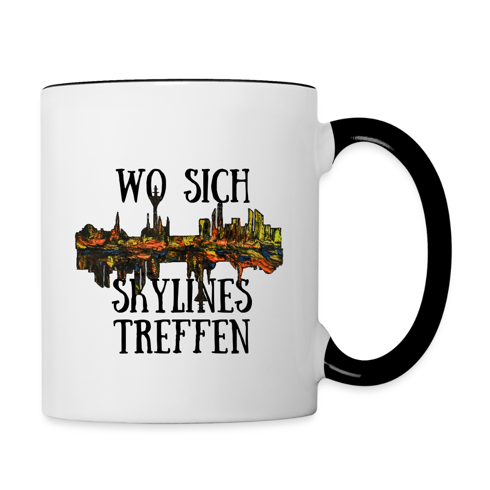 Tasse - Weiß/Schwarz