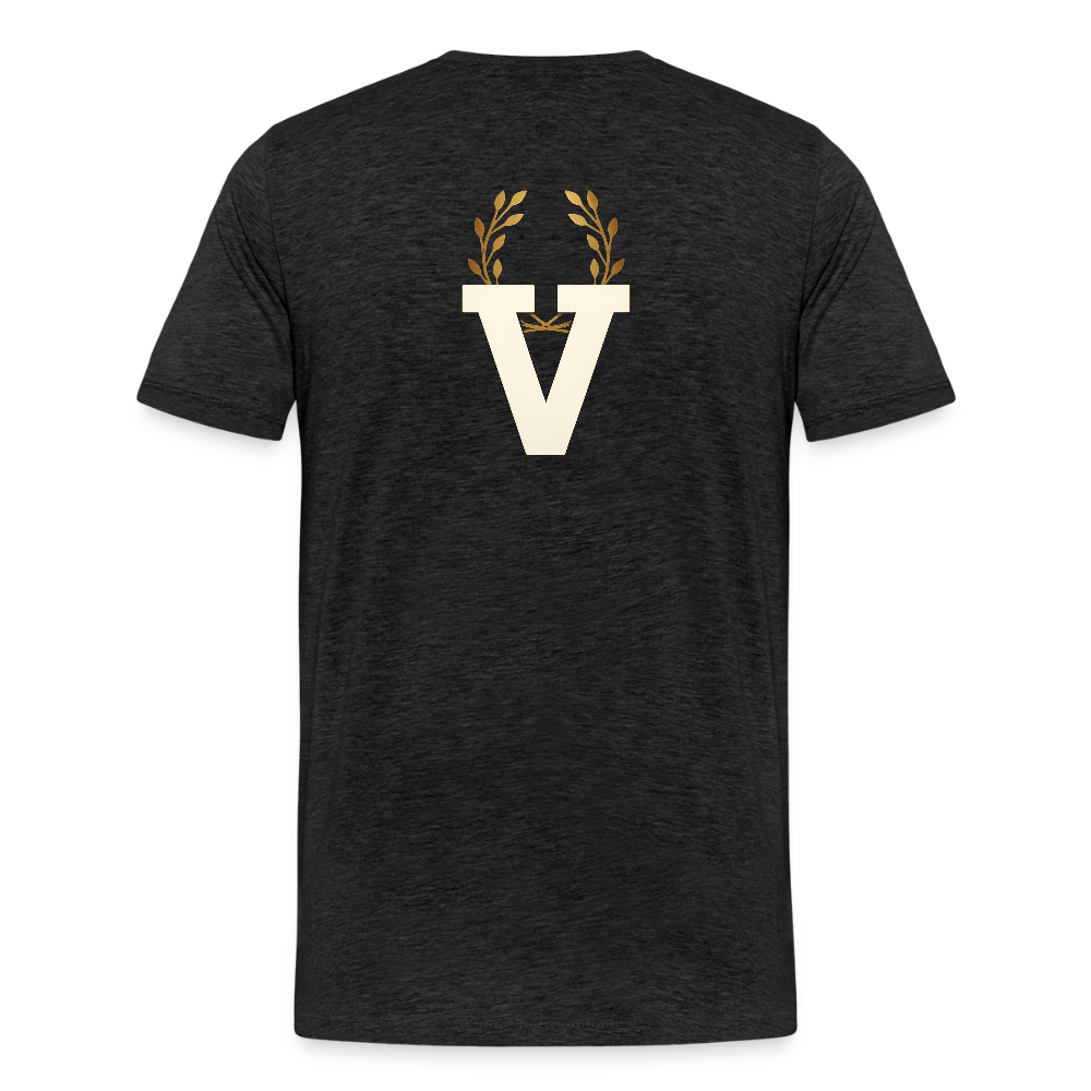 Männer Premium T-Shirt Düsseldorfer Skyline V.7 - Anthrazit