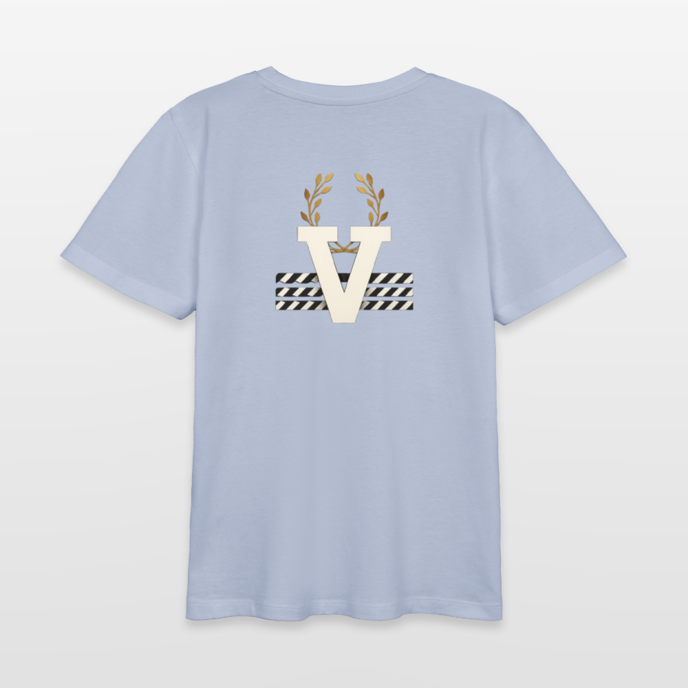 Unisex Teenager T-Shirt Düsseldorfer Skyline V.9 - Lavendel-Violett