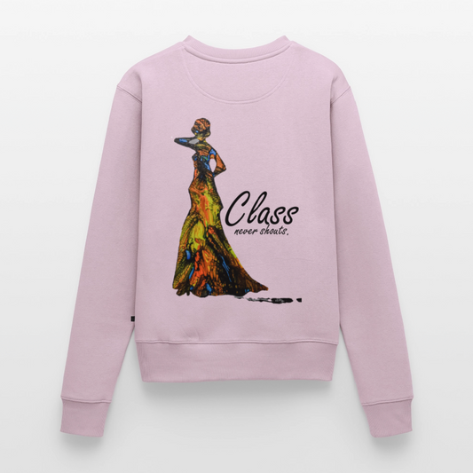 Frauen Pulli Class Backprint - Altrosa