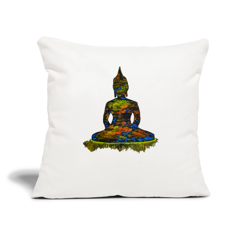 Sofakissen mit Füllung 44 x 44 cm - Naturweiß 