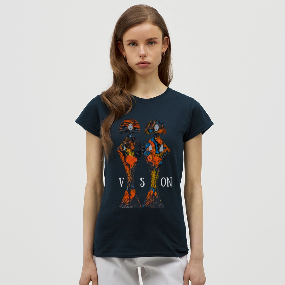 Frauen T-Shirt Geishas - Navy