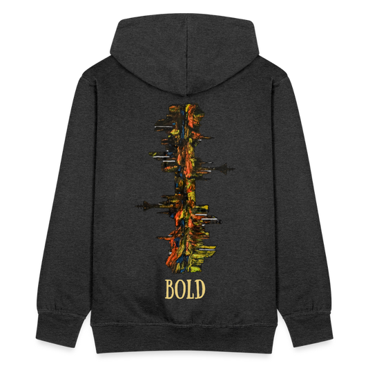 Männer Kapuzenjacke Düsseldorfer Skyline Backprint - Anthrazit