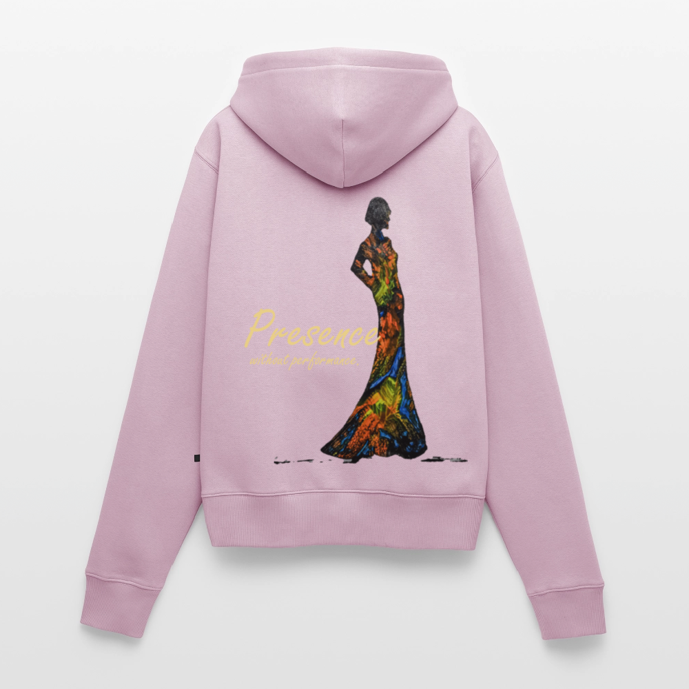 Frauen Kapuzenjacke Presence Backprint - Altrosa