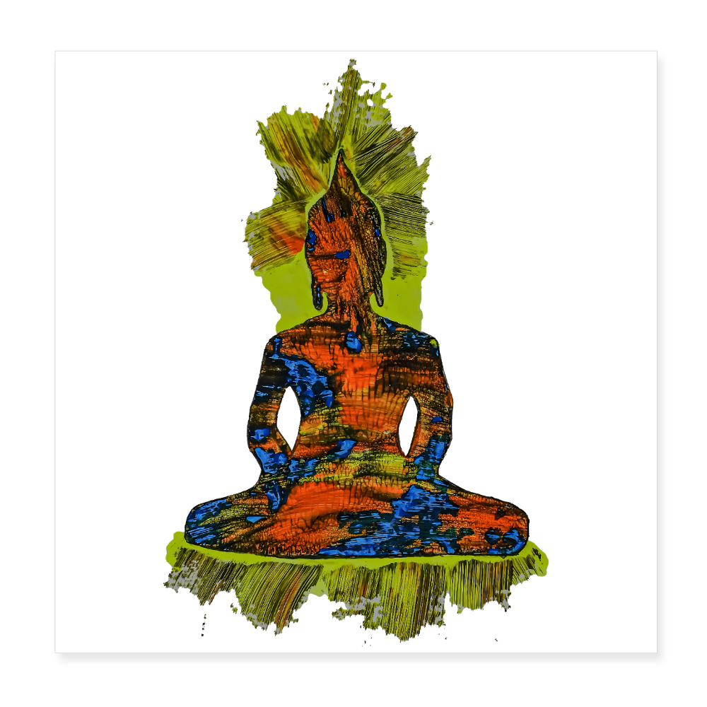 Poster 20x20 cm - Weiß