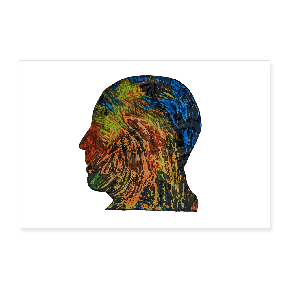 Poster 30x20 cm - Weiß