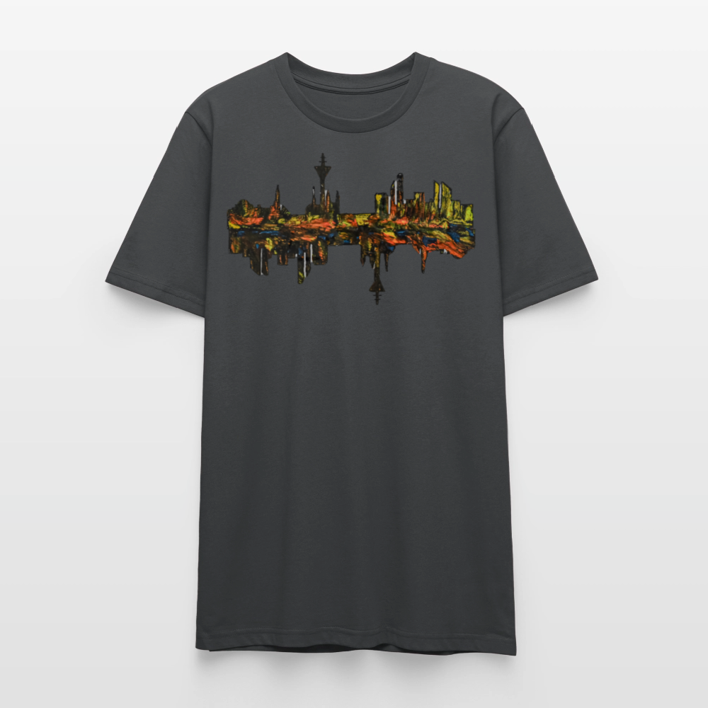Unisex T-Shirt Düsseldorfer Skyline V.3 - Anthrazit