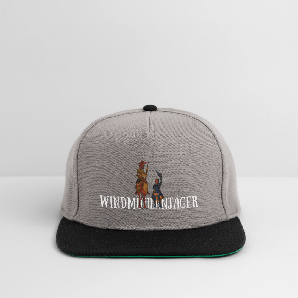 Snapback Cap - Graphit/Schwarz