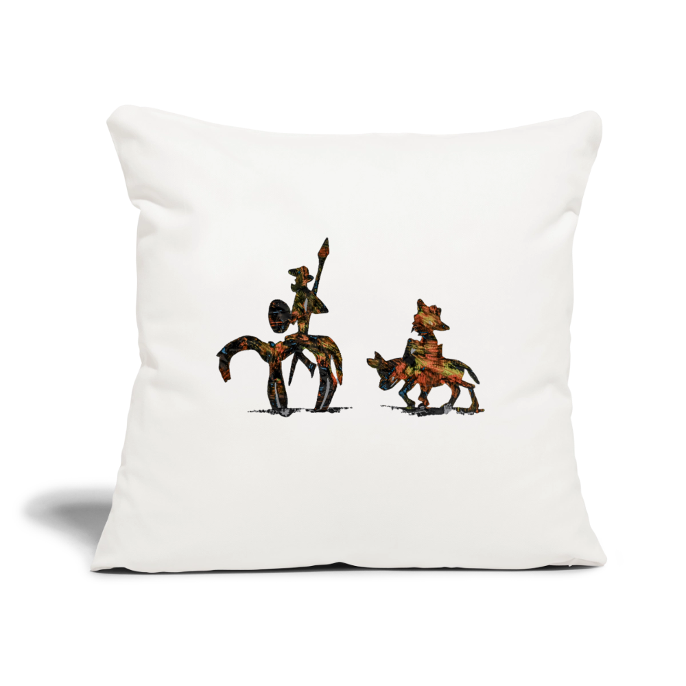 Sofakissen mit Füllung 44 x 44 cm - Naturweiß 