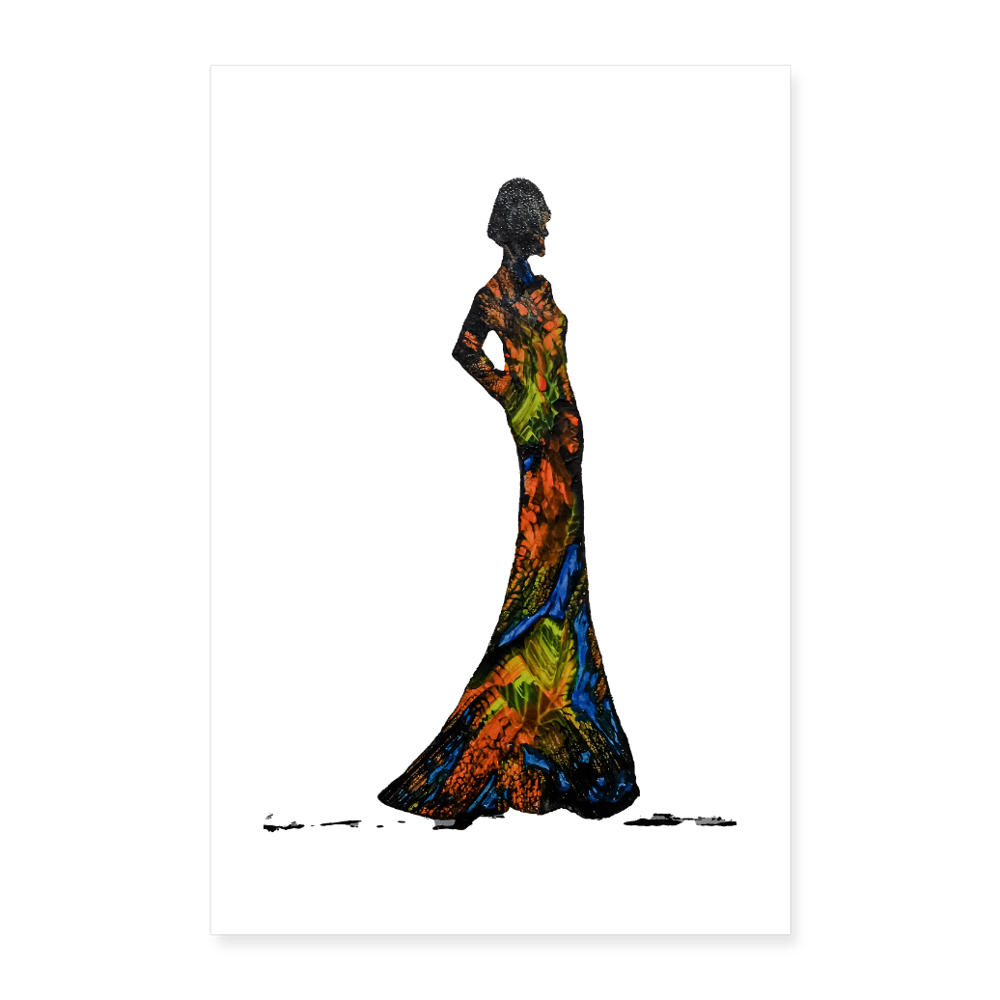 Poster 60x90 cm - Weiß