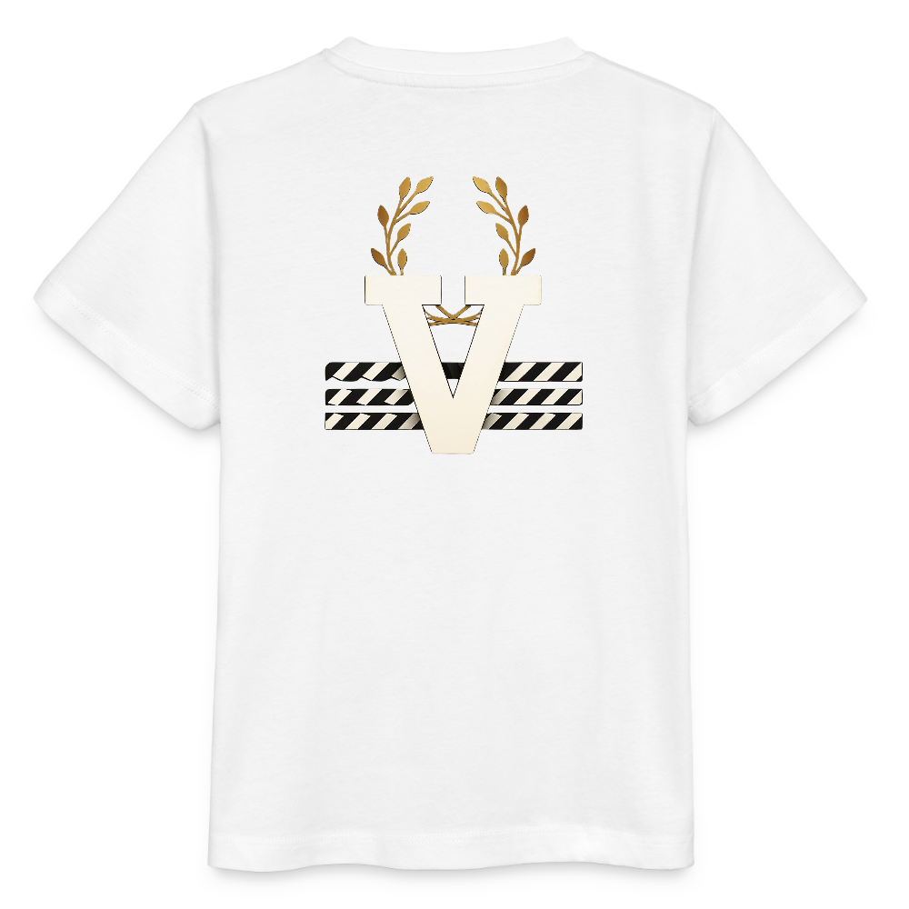 Unisex Kinder T-Shirt Düsseldorfer Skyline V.9 - Weiß