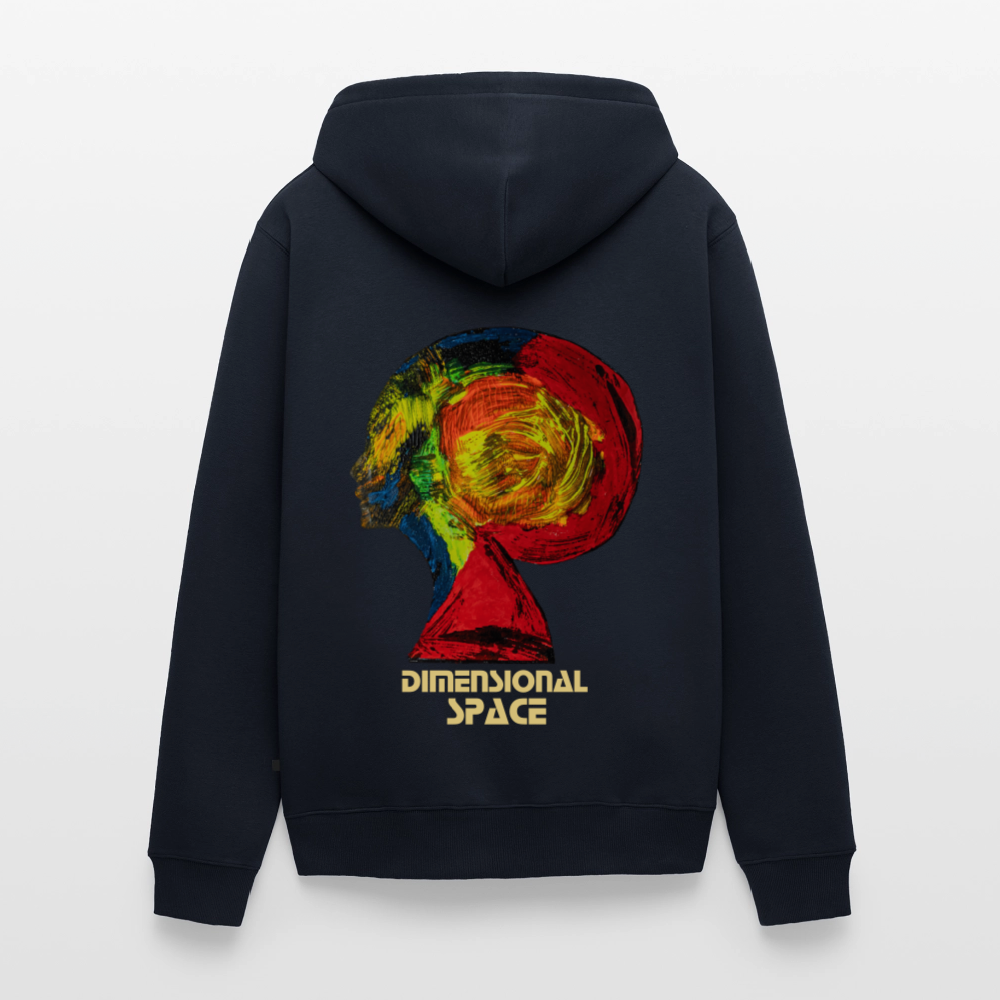Männer Kapuzenjacke Gaia Backprint - Navy