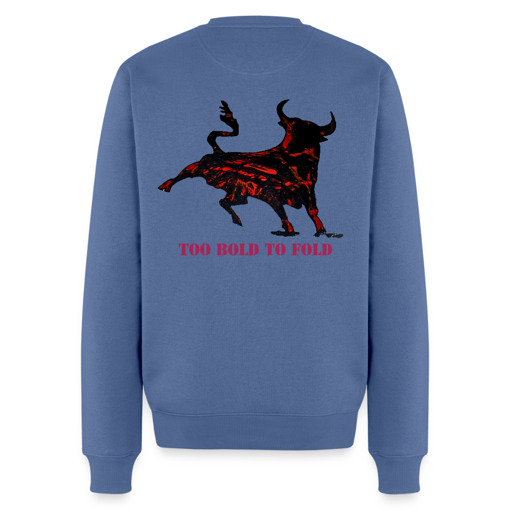 Männer Pulli Torro Backprint - Taubenblau