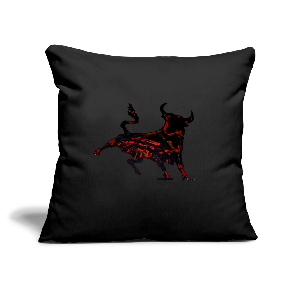 Sofakissen mit Füllung 44 x 44 cm - Schwarz