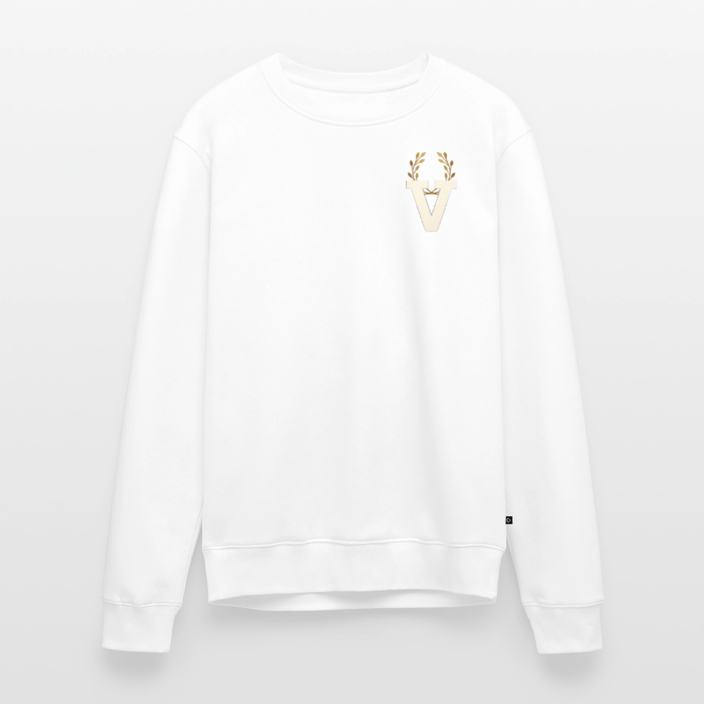 Männer Pulli Presence Backprint - Weiß