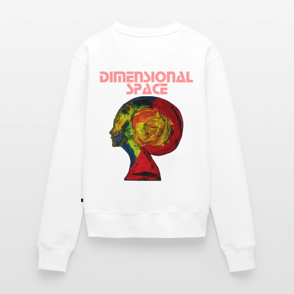 Frauen Pulli Gaia Backprint - Weiß