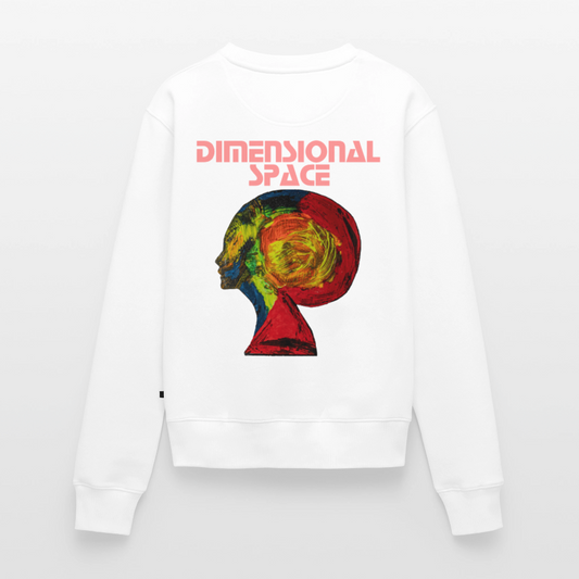 Frauen Pulli Gaia Backprint - Weiß