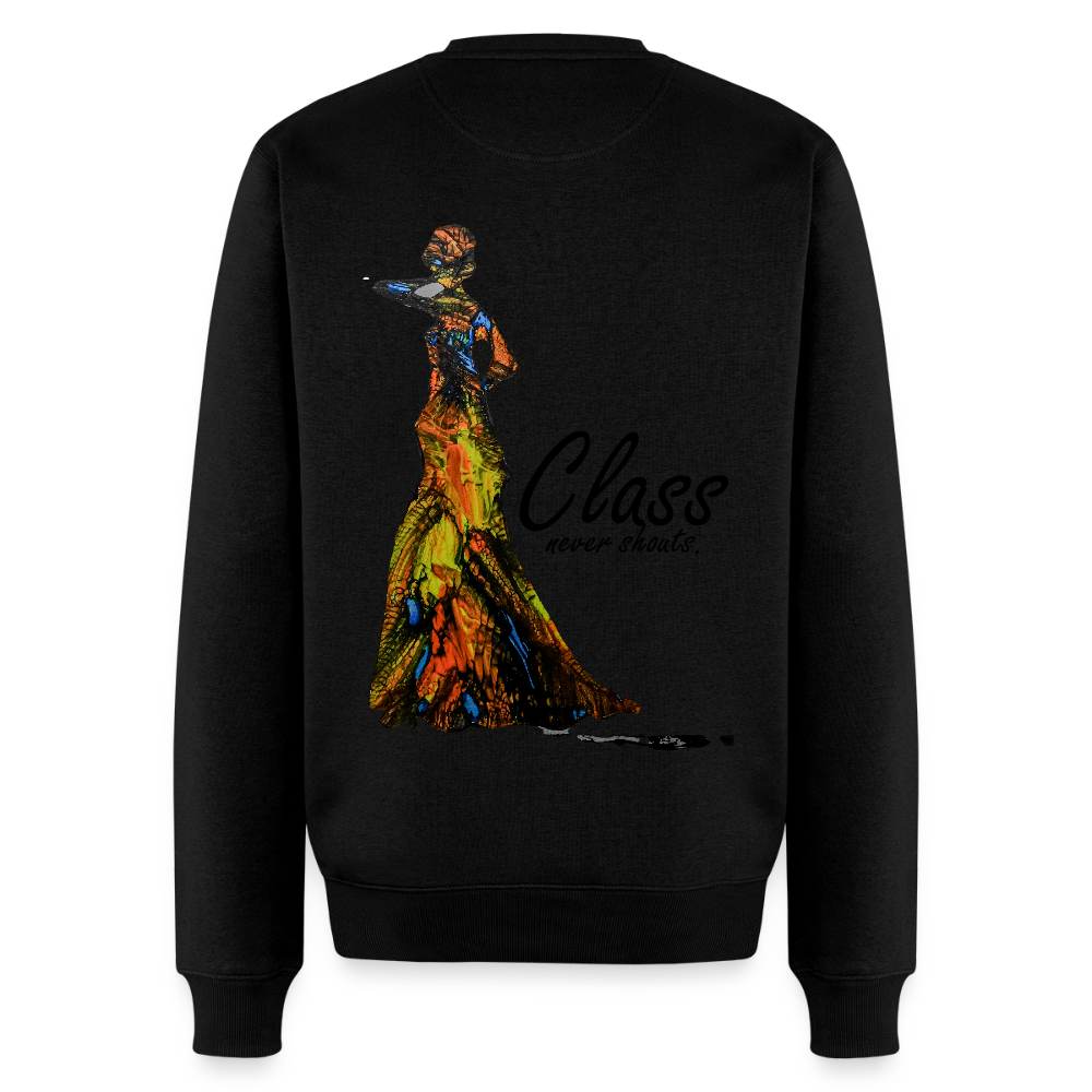 Männer Pulli Class Backprint - Schwarz