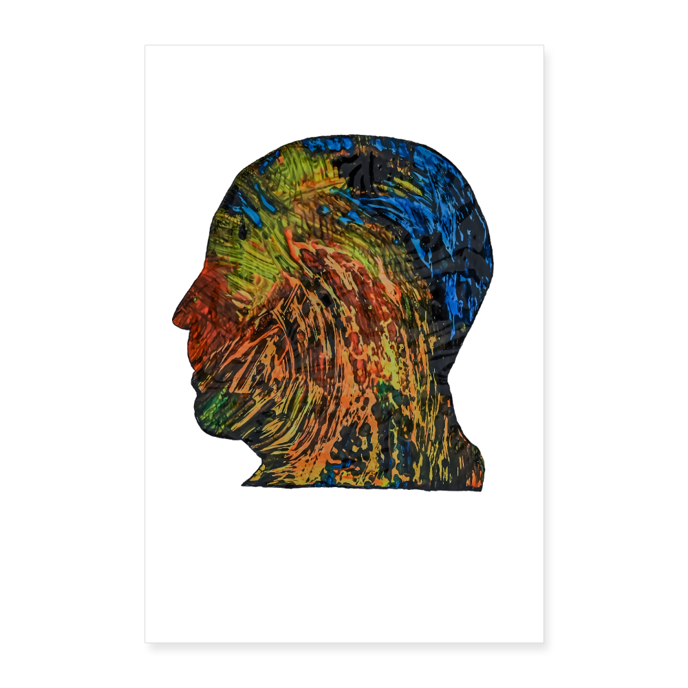 Poster 40x60 cm - Weiß