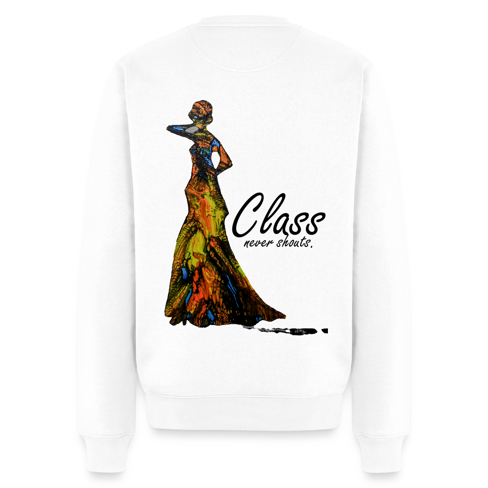 Männer Pulli Class Backprint - Weiß