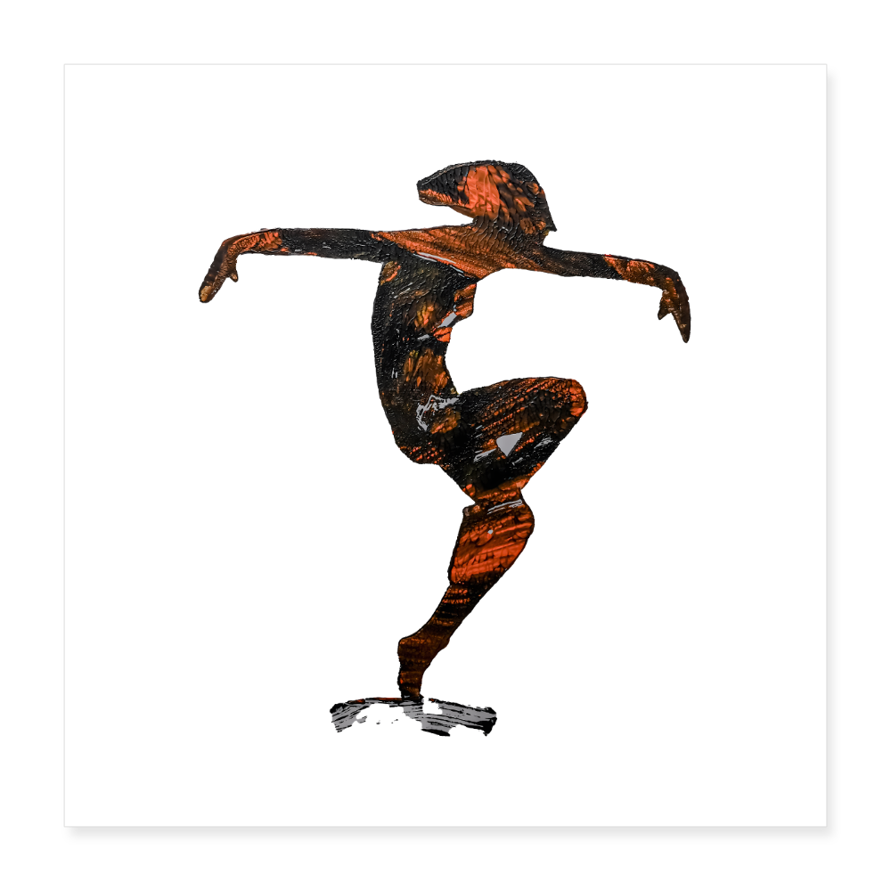 Poster 40x40 cm - Weiß