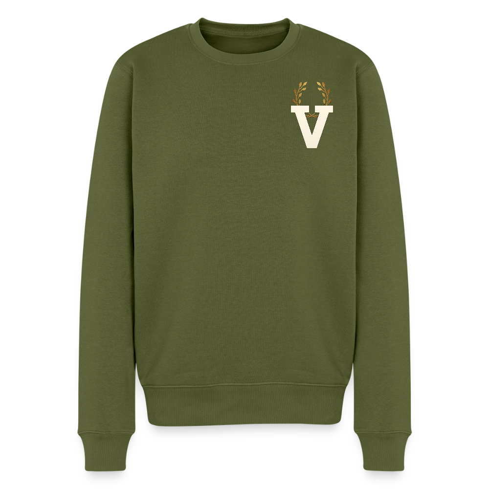 Männer Pulli Presence Backprint - Khaki