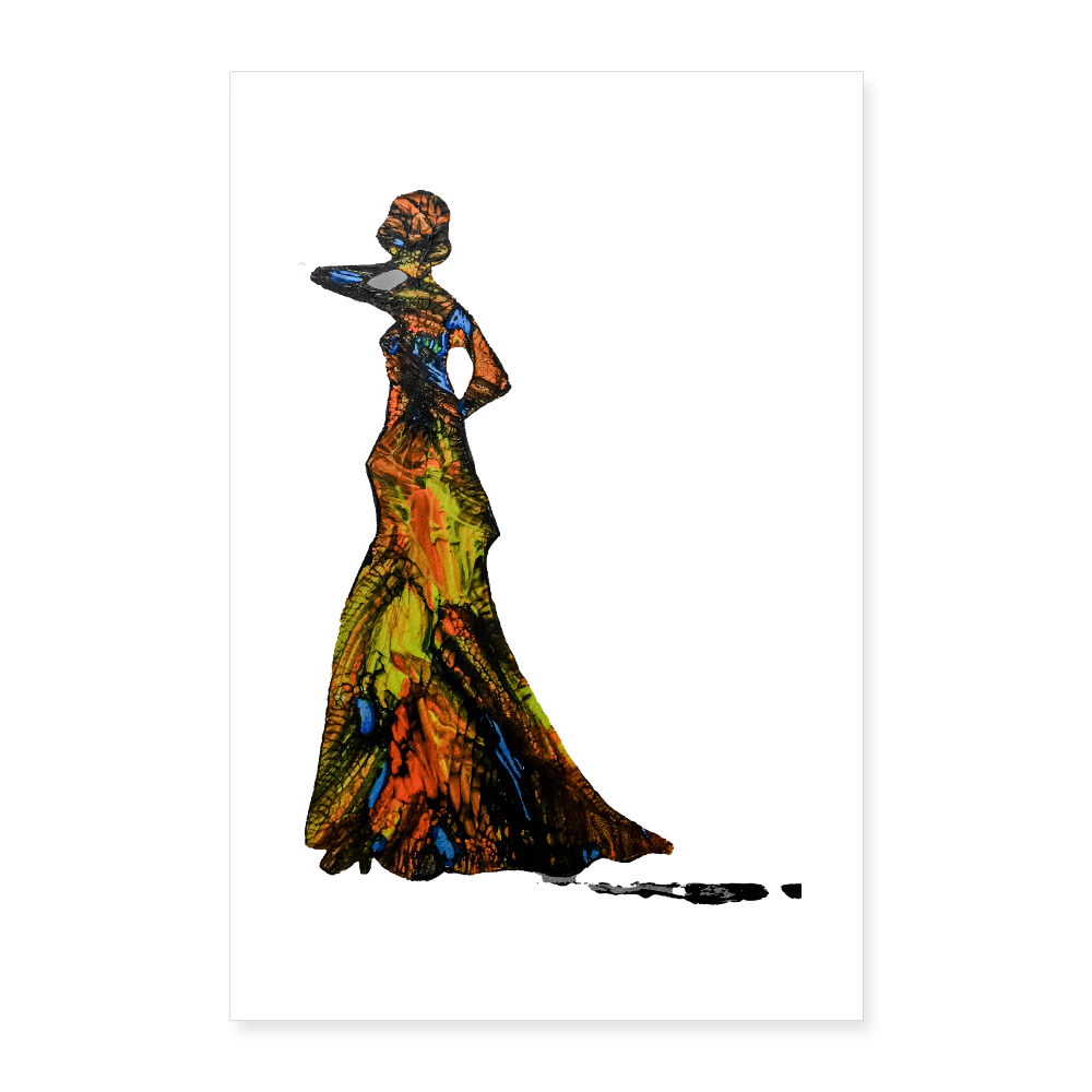 Poster 40x60 cm - Weiß