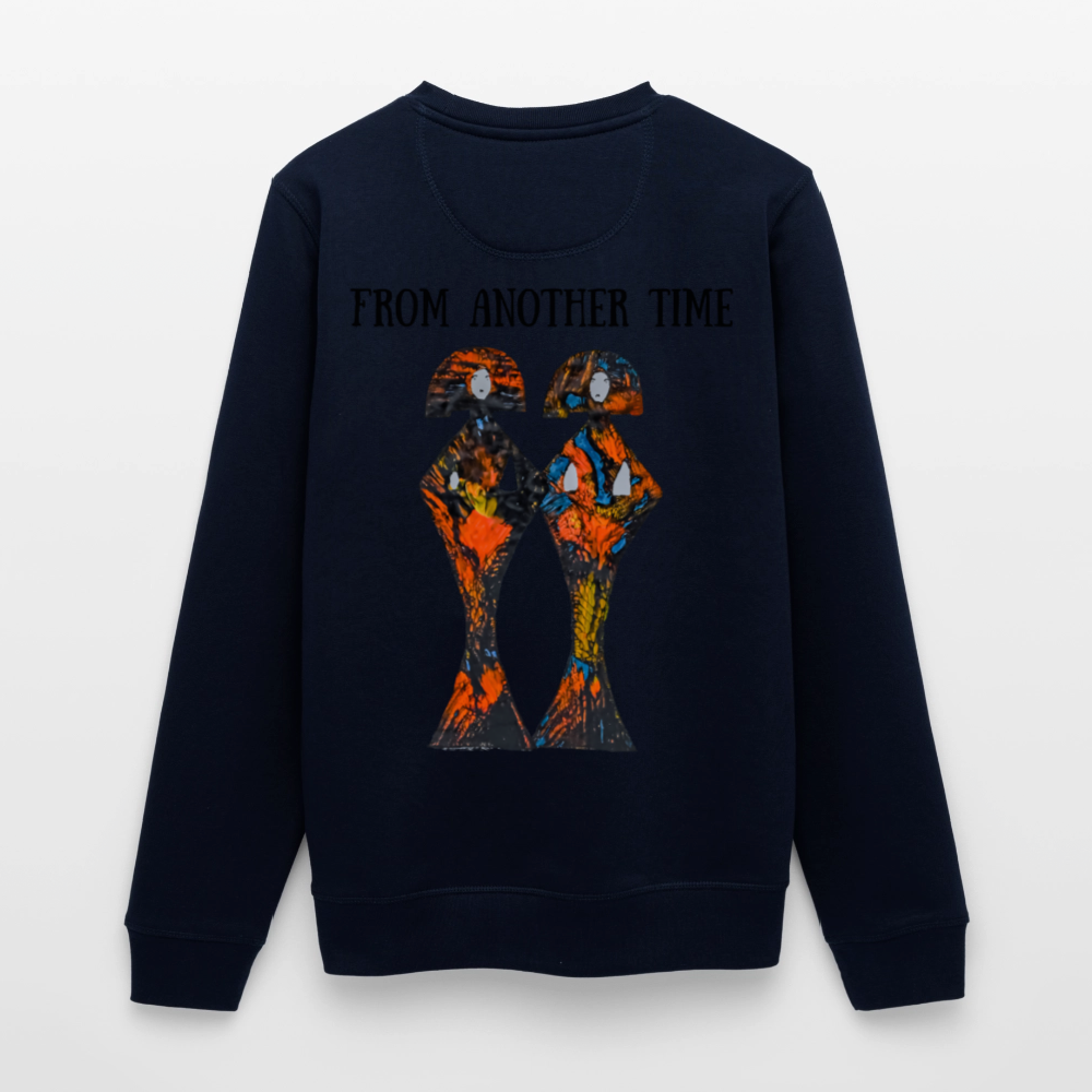 Unisex Bio Pulli Geishas Backprint - Navy
