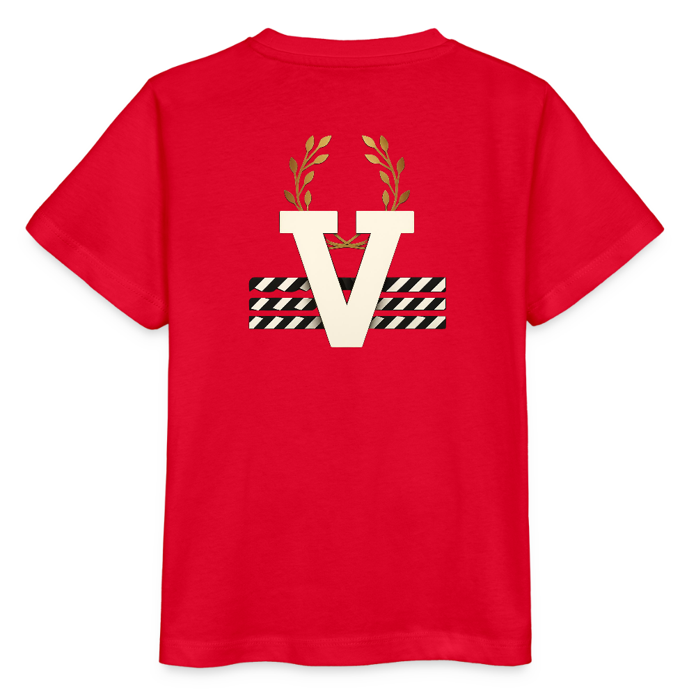 Unisex Kinder T-Shirt Düsseldorfer Skyline V.9 - Rot