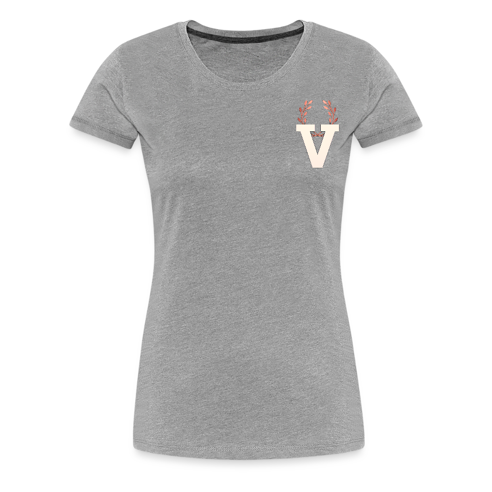 Frauen Premium T-Shirt Light - Grau meliert