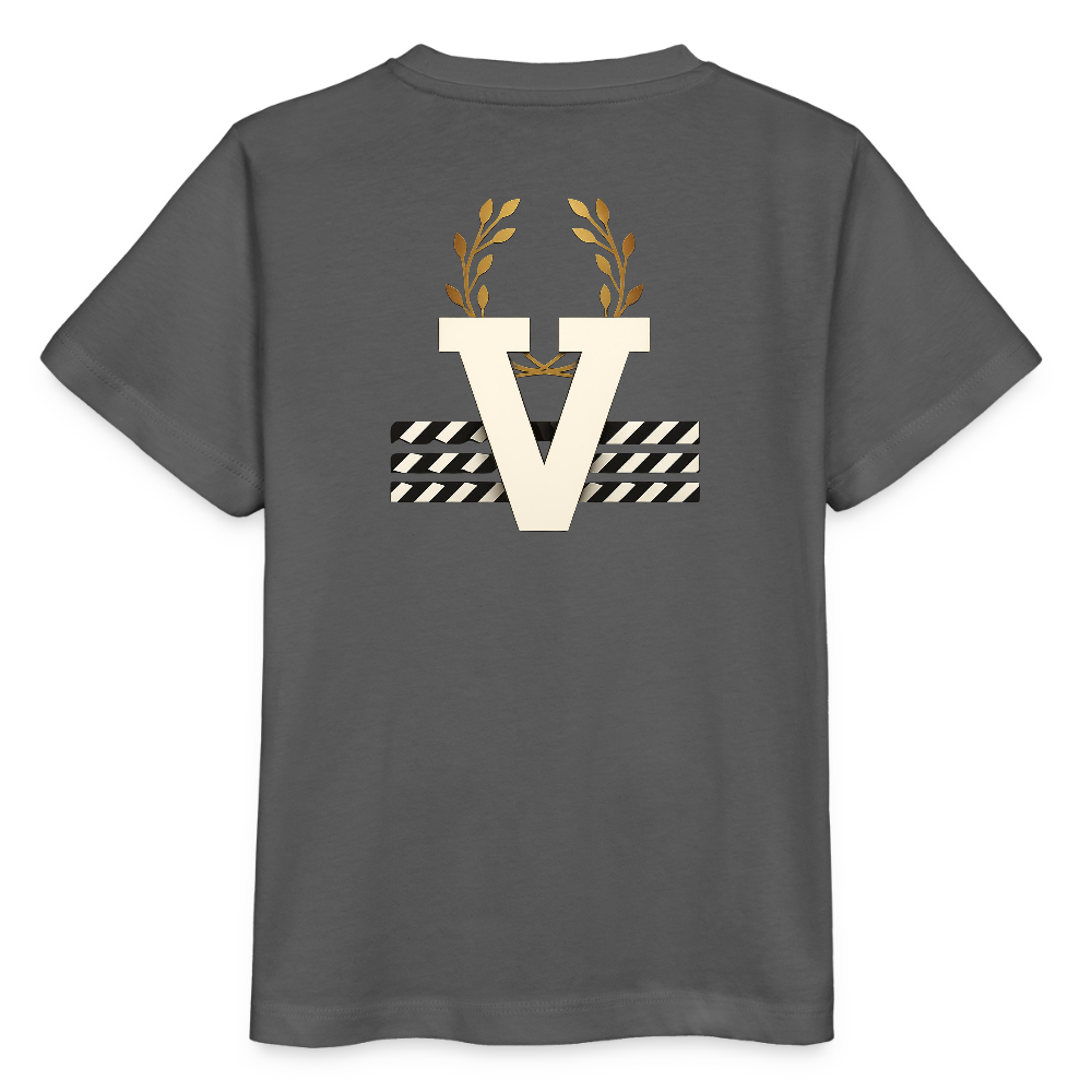 Unisex Kinder T-Shirt Zirkulation - Anthrazit