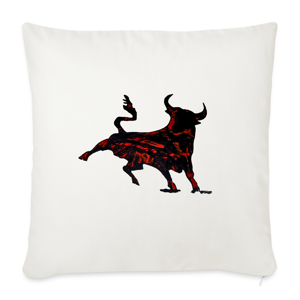 Sofakissen mit Füllung 44 x 44 cm - Naturweiß 