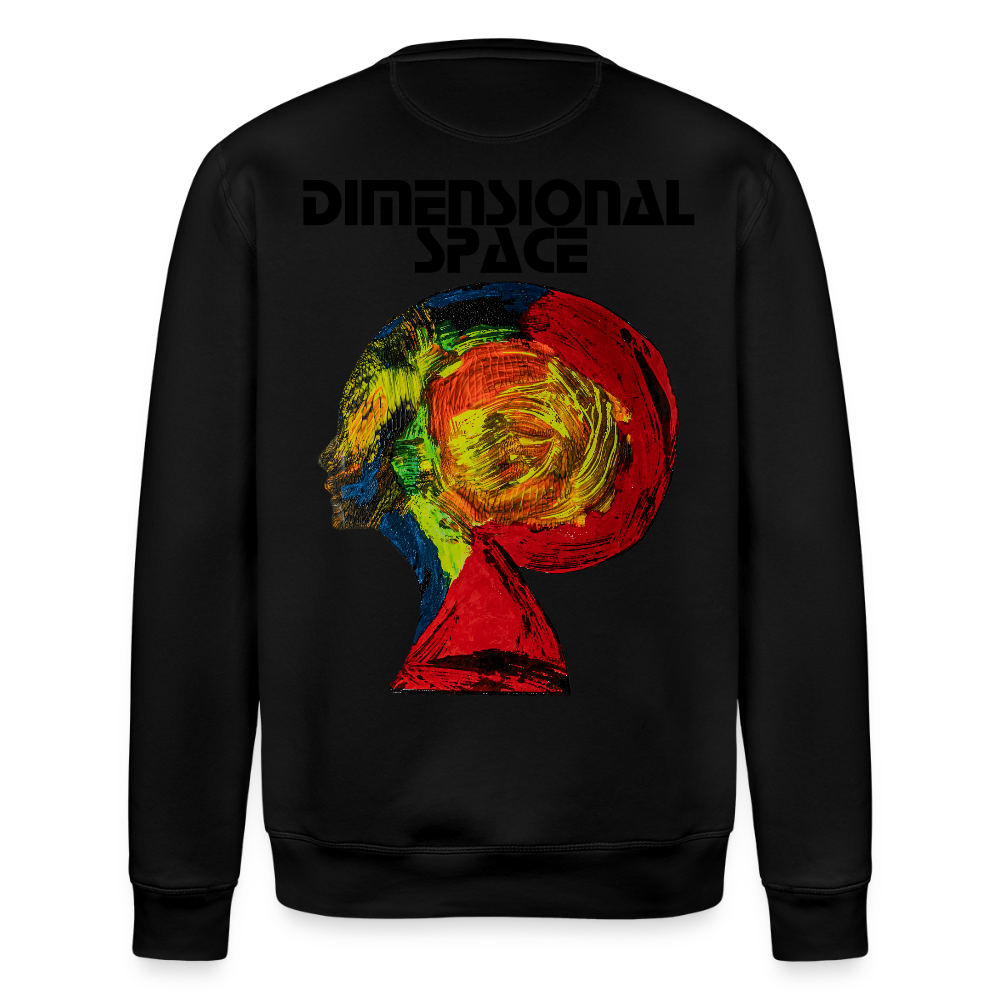 Unisex Bio Pulli Gaia Backprint - Schwarz