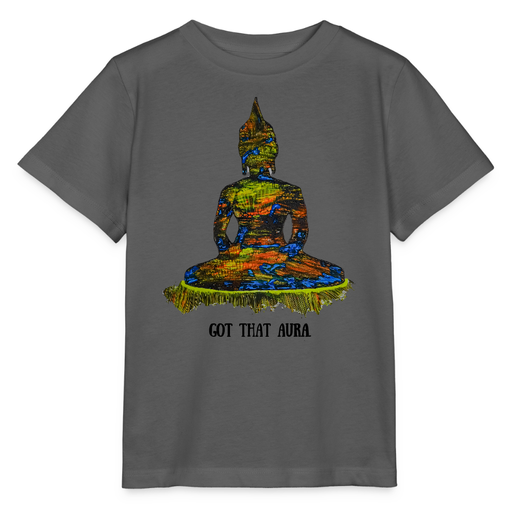 Unisex Kinder T-Shirt Zirkulation - Anthrazit