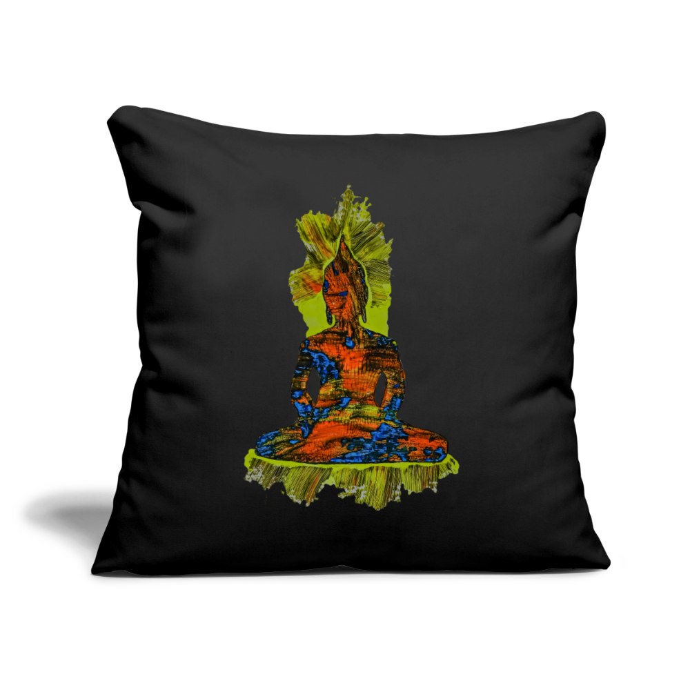 Sofakissen mit Füllung 44 x 44 cm - Schwarz