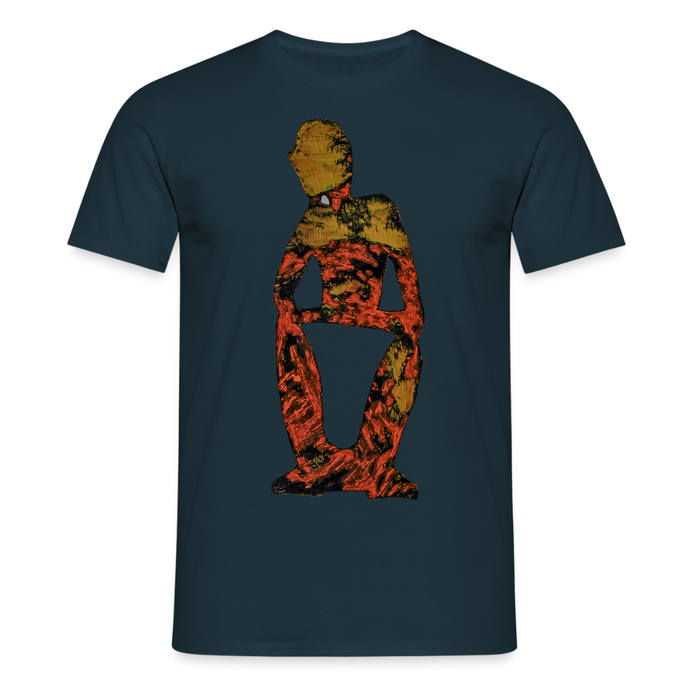 Männer T-Shirt Stille - Navy