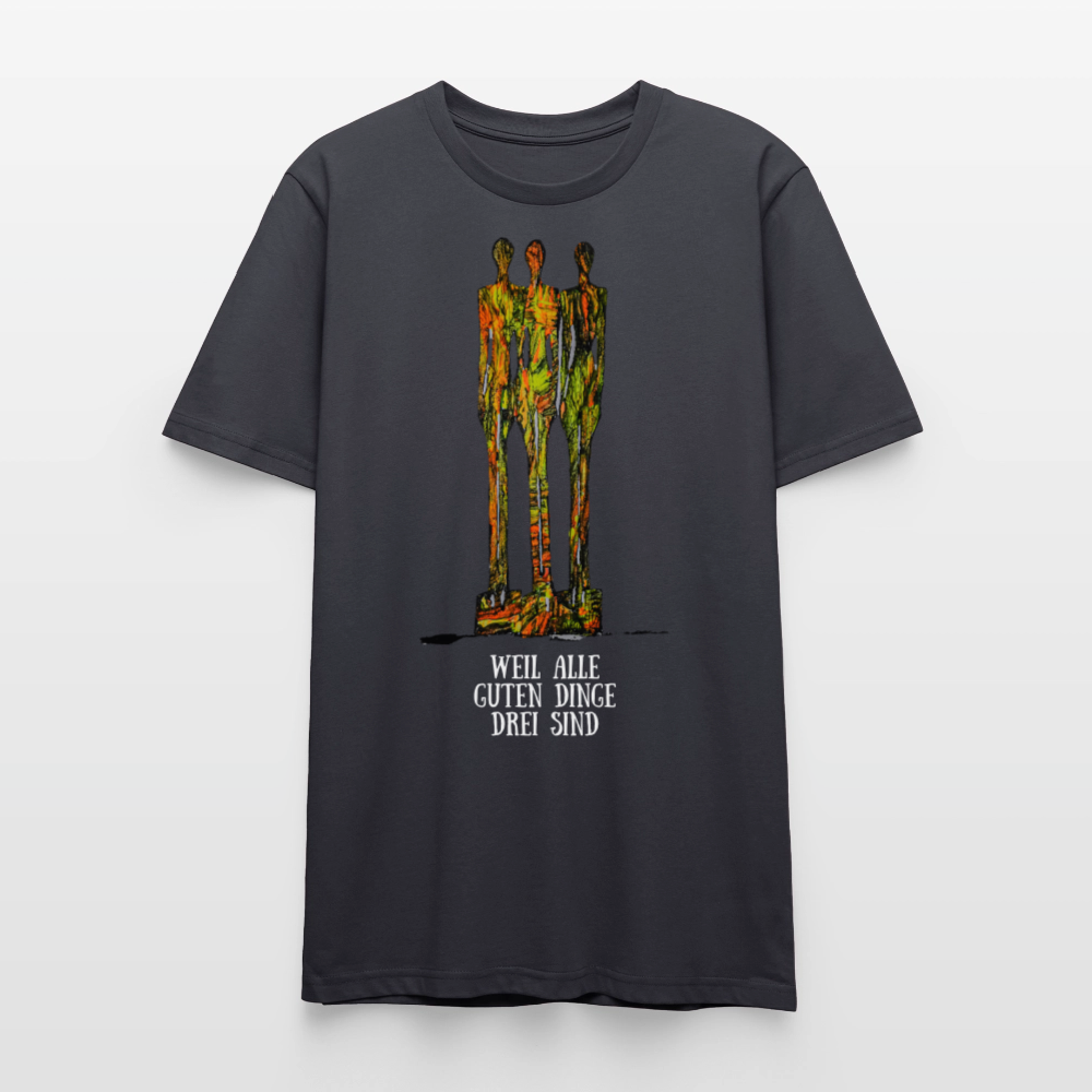 Unisex T-Shirt Hendriks - Dunkles Graublau