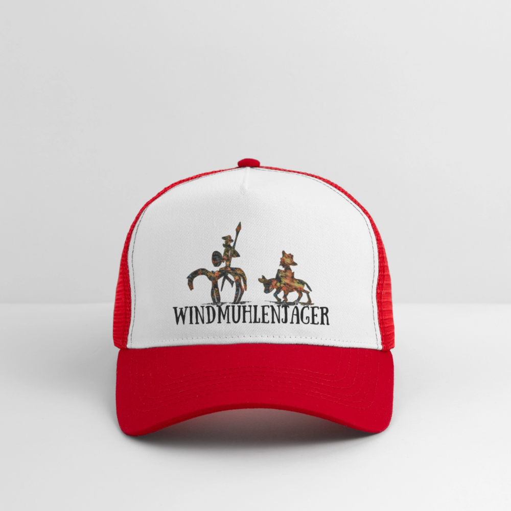 Trucker Cap - Weiß/Rot