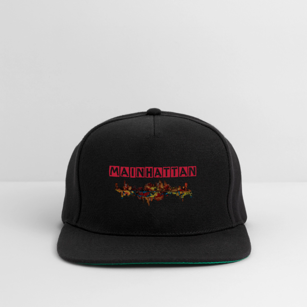 Snapback Cap - Schwarz/Schwarz