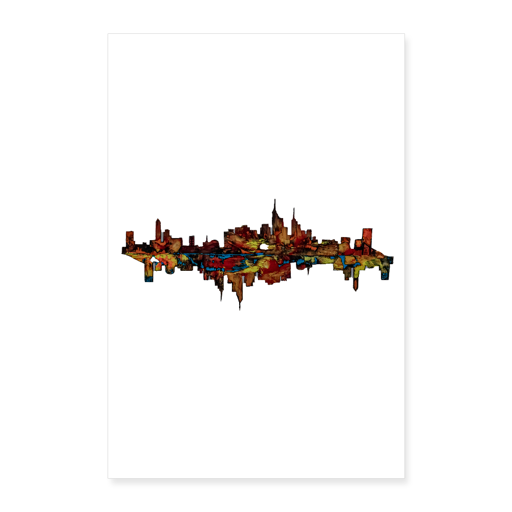 Poster 40x60 cm - Weiß