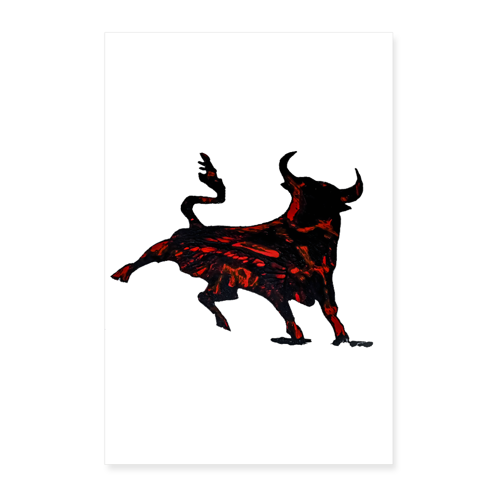 Poster 60x90 cm - Weiß