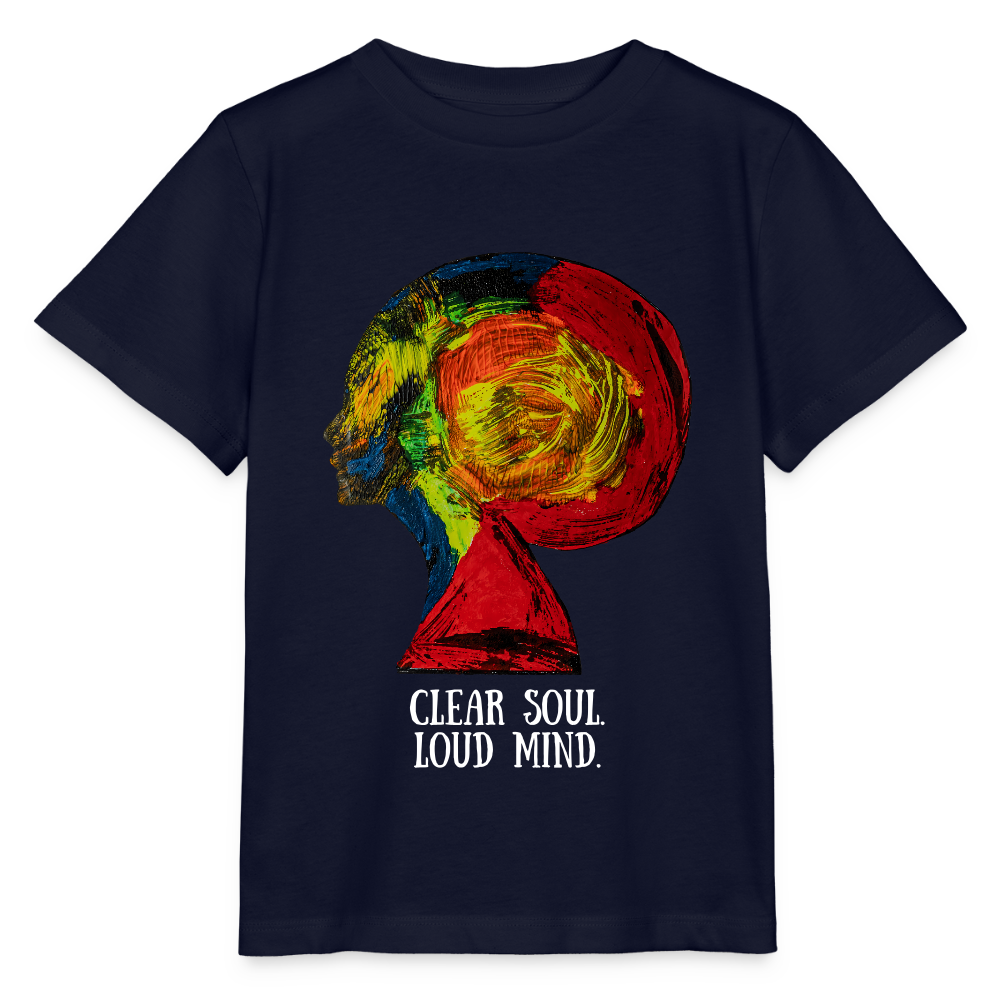 Unisex Kinder T-Shirt Gaia - Navy