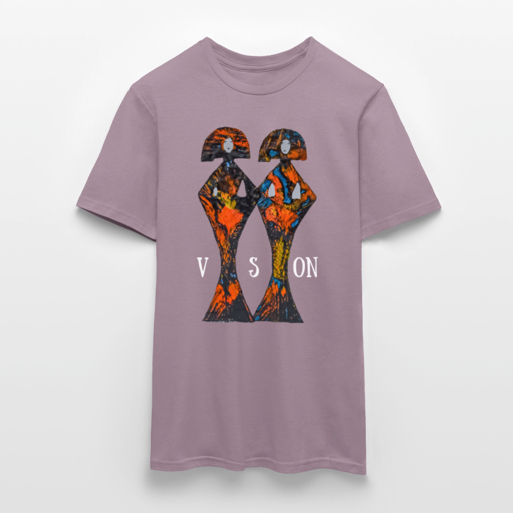 Männer T-Shirt Geishas - Lilagrau 