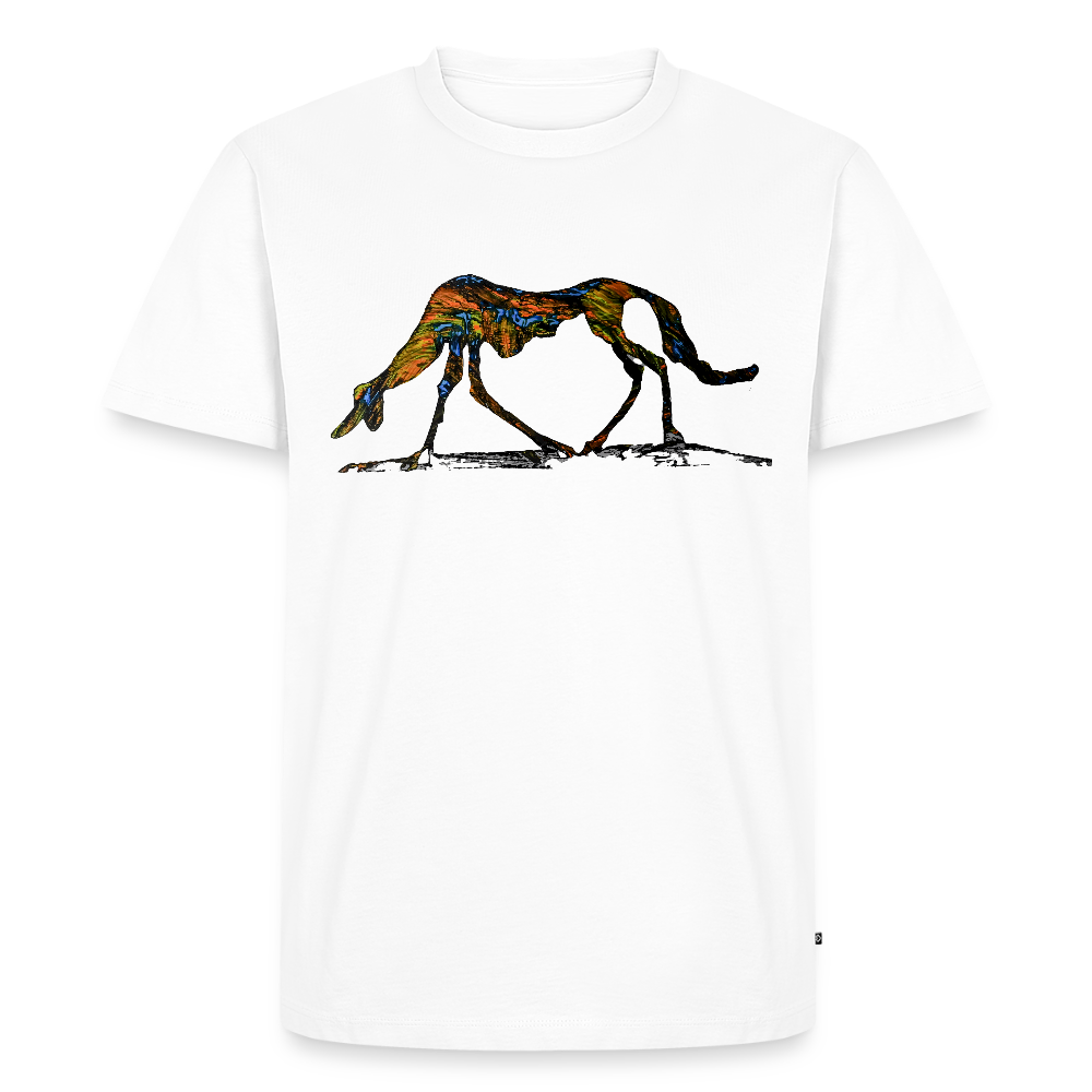 Männer Premium T-Shirt Lucy - Weiß