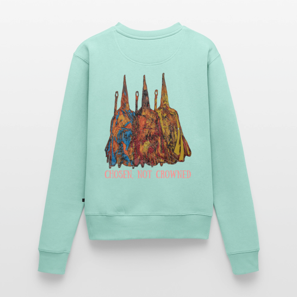 Frauen Pulli Nazzarener Backprint - Mint 