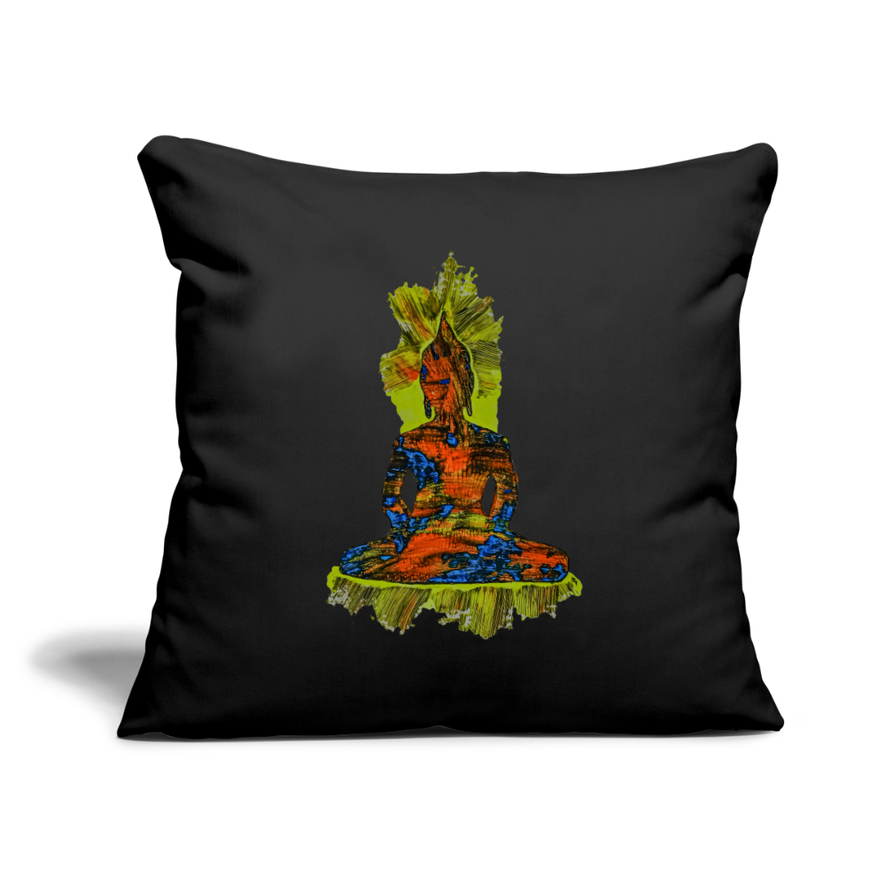 Sofakissenbezug 44 x 44 cm - Schwarz