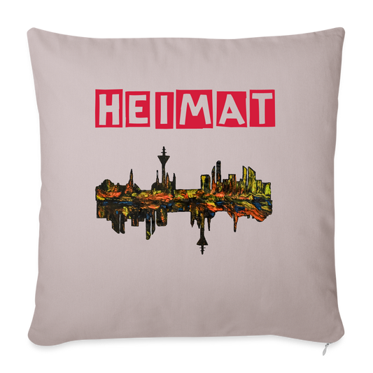 Sofakissen mit Füllung 44 x 44 cm - helles Taupe