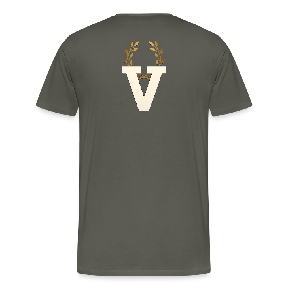 Männer Premium T-Shirt - Asphalt